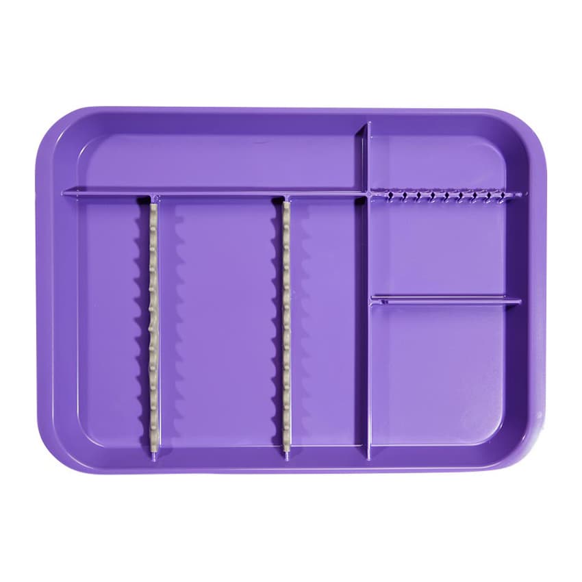 Zirc B-Lok Divided Setup Tray, Size B, Neon Purple, 13-3/8" x 9-5/8" x 7/8", 20Z451R thumbnail 4