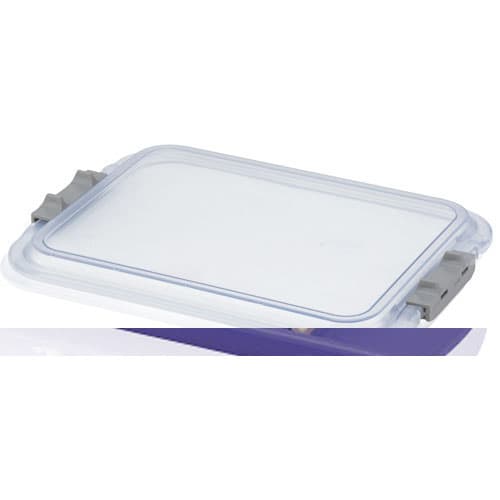 Zirc B-Lok Non-Locking Tray Cover, Clear, Fits B-Size Flat and Divided Trays, 14" x 10-1/8" x 5/16", 1/Pk, 20Z441 thumbnail 6
