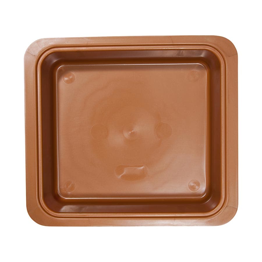 Zirc Procedure Tub, Copper, 12-1/4" L x 10-7/8" W x 2-3/4" H, Tub Only, 20Z463-U thumbnail 4