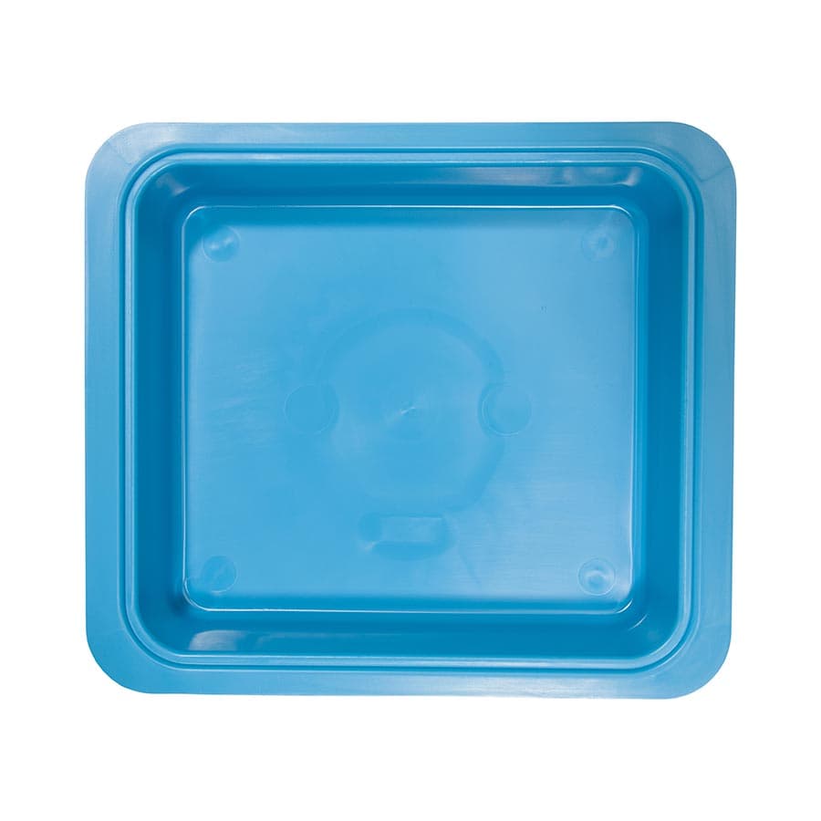 Zirc Procedure Tub Only, Neon Blue, 12-1/4"L x 10-7/8"W x 2-3/4"H, 1/Pk, 20Z463N thumbnail 5