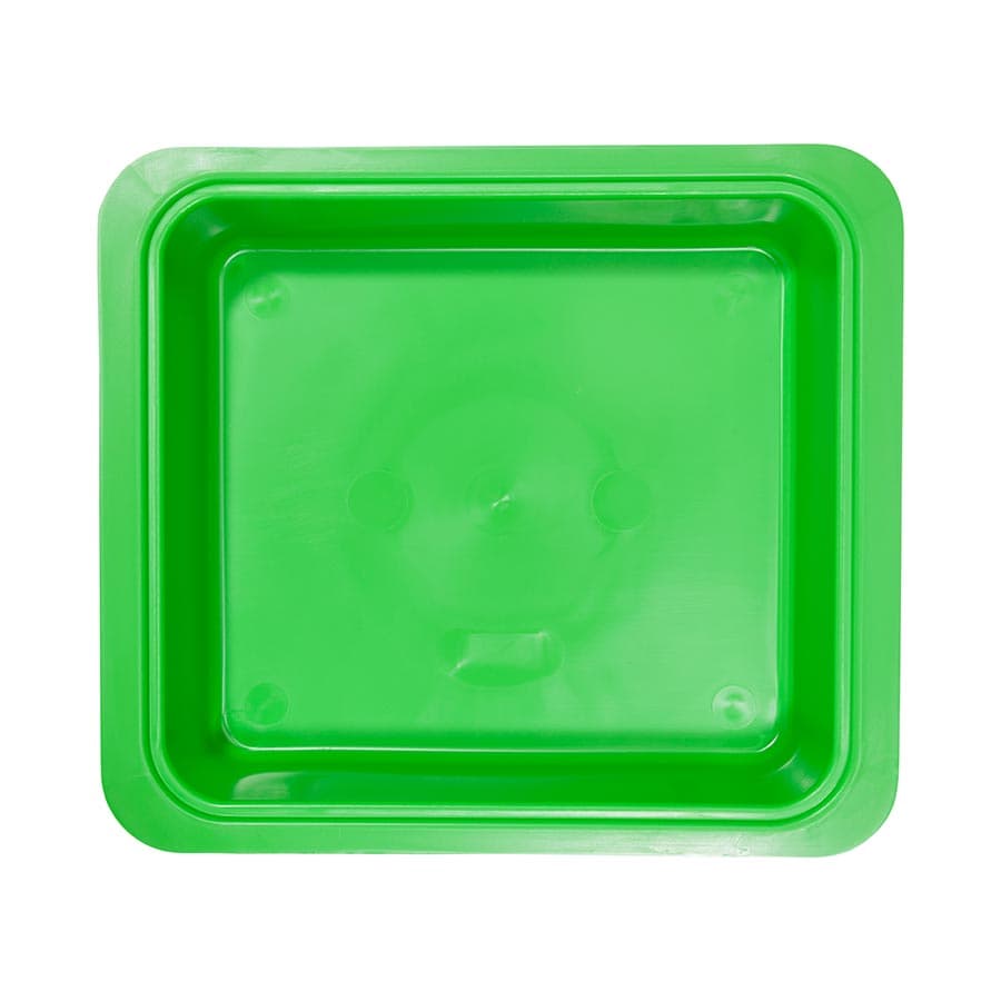 Zirc Procedure Tub Only, Neon Green, 12-1/4" x 10-7/8" x 2-3/4", 1/Pk, 20Z463P thumbnail 6