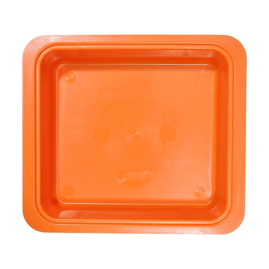 Zirc Procedure Tub Only, Neon Orange, 12-1/4"L x 10-7/8"W x 2-3/4"H, 20Z463Q thumbnail 6