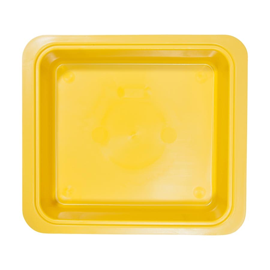 Zirc Procedure Tub Only, Neon Yellow, 12-1/4"L x 10-7/8"W x 2-3/4"H, 1/Pk, 20Z463-O thumbnail 4