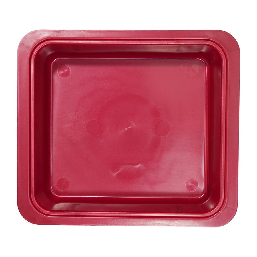 Zirc Procedure Tub Only, Red, 12-1/4" x 10-7/8" x 2-3/4", 1/Pk, 20Z463M thumbnail 5