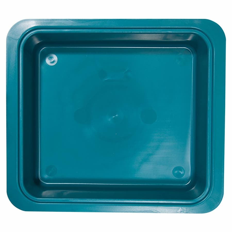Zirc Procedure Tub Only, Teal, 12-1/4"L x 10-7/8"W x 2-3/4"H, 1/Pk, 20Z463J thumbnail 5
