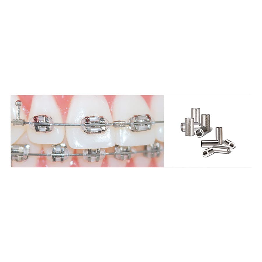 Crimpable Mini Stops, Large Cylinder Shaped, 25/Pack, 020-300 - Ortho - Crimpable Mini Stops - Image 1