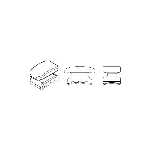 OrthoFlex Aesthetic Bondable Rectangular Composite Buttons, 10/Pkg, OT-2344 thumbnail 4