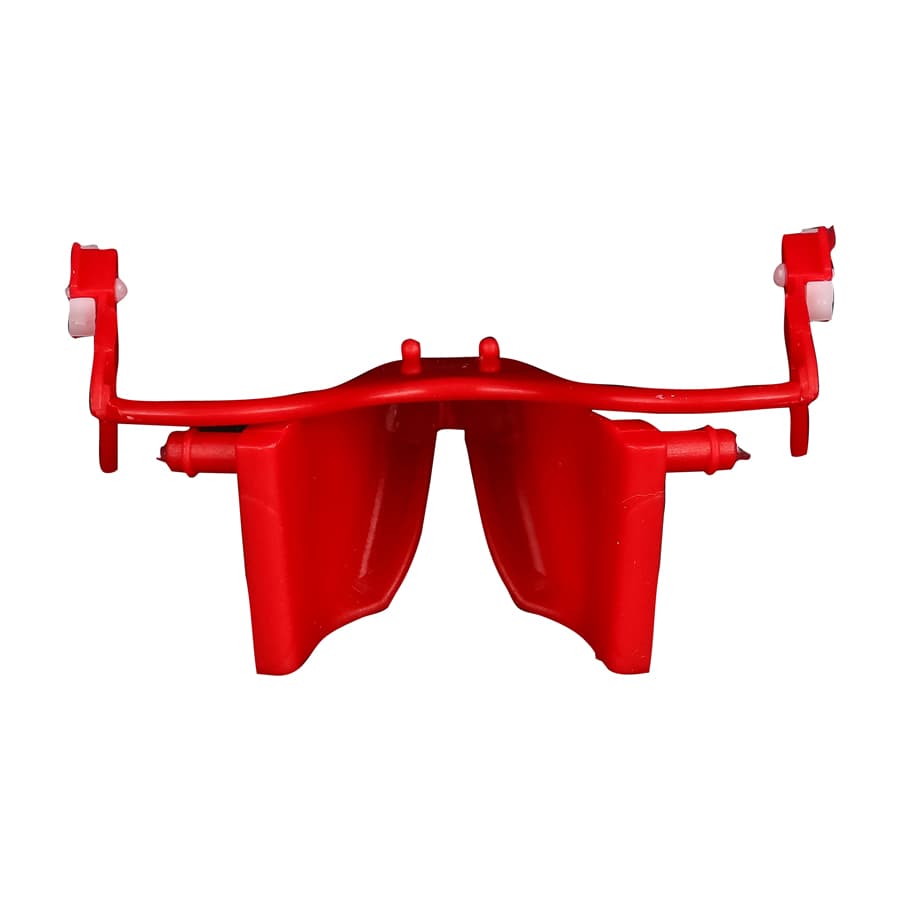 Nola Dry Field Tongue Guard, Small, Red, Disposable Plastic, 2/Pack thumbnail 3
