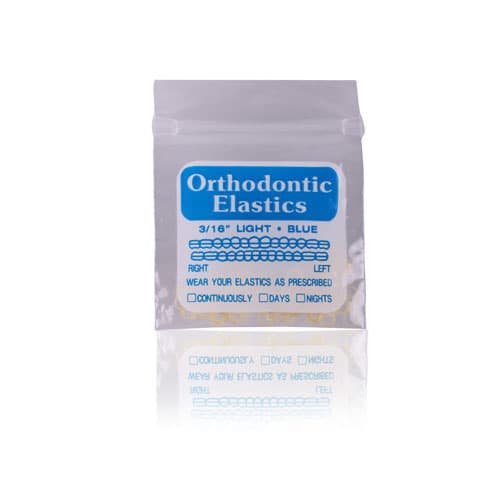 Fairfield Orthodontics Natural Elastics, 5/16" Heavy Force, Penguin, 6.5 oz, 10000/Pack, 410-304 - Fairfield Orthodontics - Natural Elastics (Patient Packs) - Image 1