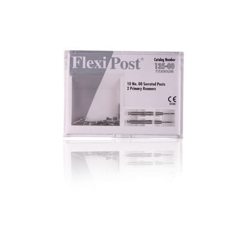 Flexi-Post Titanium Serrated Posts Refill Kit, Size 0, Yellow, 10/Pack, 135-0 thumbnail 2