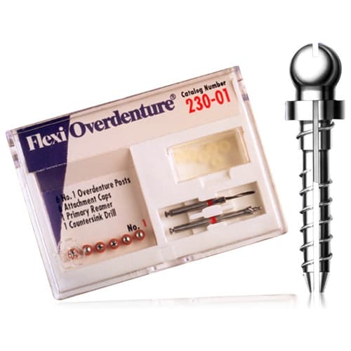 EDS Flexi-Post Overdenture Stainless Steel Refill Kit, Red Size 1, 230-01 thumbnail 2