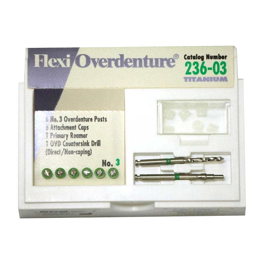 EDS Dental Flexi-Post Overdenture Titanium Direct Refill, Size 3, Non-Coping Technique, 236-03 thumbnail 2