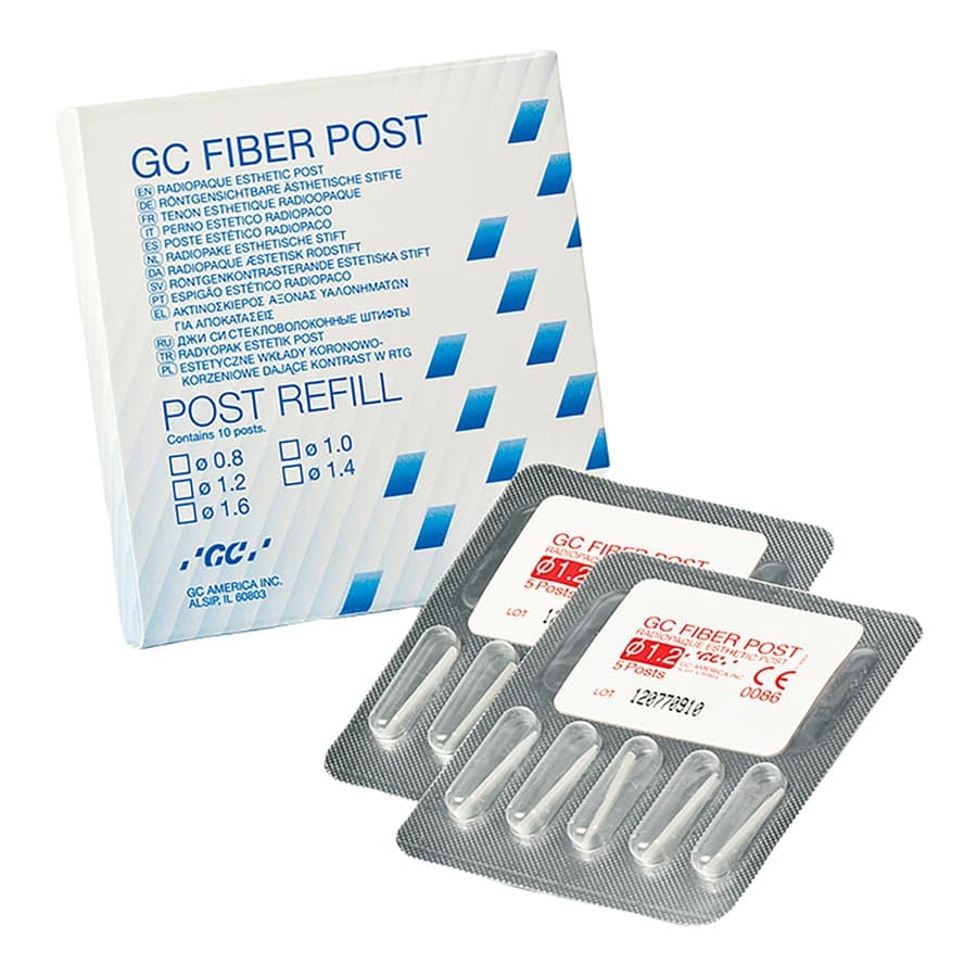 GC Fiber Post Drill Refill, 1.2 mm, Red, 400007 thumbnail 6