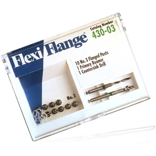 EDS Flexi-Flange Stainless Steel Endodontic Post, Size 3 (Green), Refill Pack of 10, #430-03 thumbnail 2