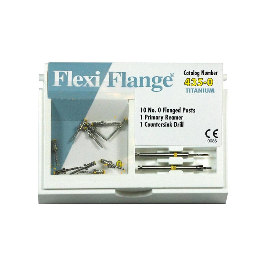 EDS Dental Size 0 Titanium Flexi-Flange Refill Kit, Yellow, 435-0 thumbnail 2