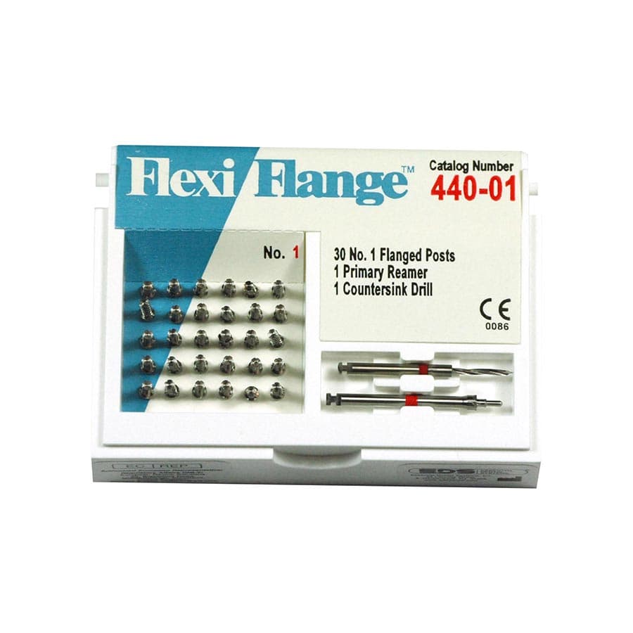 EDS Dental Size 1 Stainless Steel Flexi-Flange Economy Endodontic Posts, Refill Pack of 30, 440-01 thumbnail 2