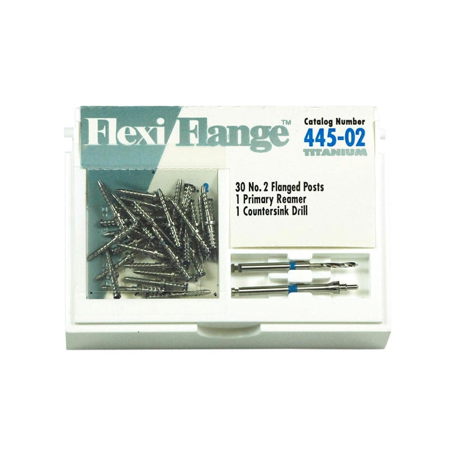 EDS Flexi-Flange Endodontic Post, Size 2, Titanium, Bulk Refill, 30/Pack, 445-02 thumbnail 2