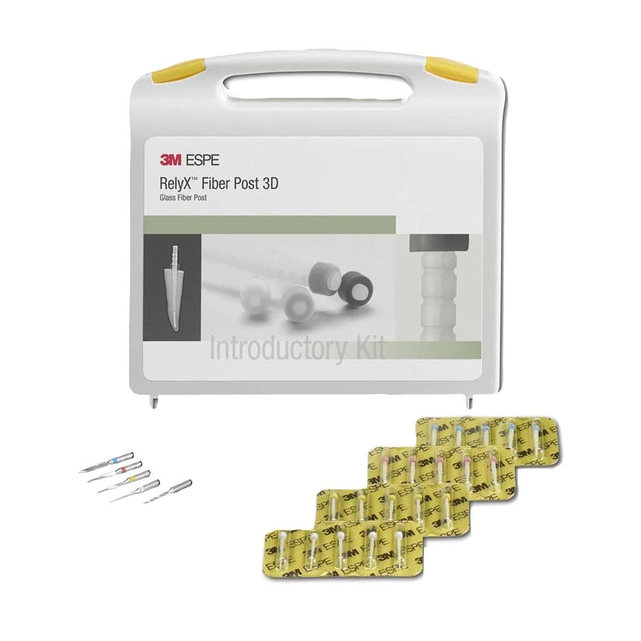 3M RelyX Fiber Post 3D Glass Fiber Post Intro Kit, Assorted Sizes 0-3, 20 Posts & 5 Drills, 56957 thumbnail 9