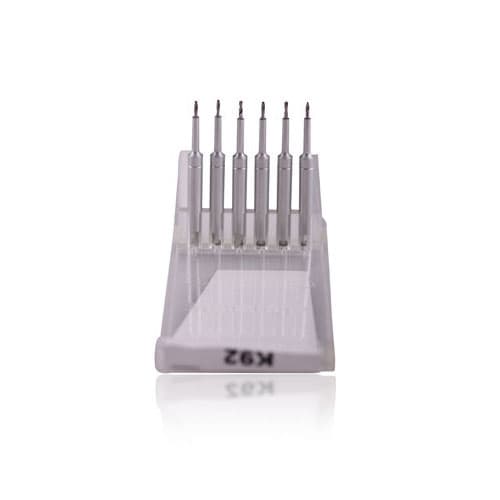 Coltene TMS Kodex Drill K91, Minikin Red, Long Shank, Depth-Limiting, 0.017" x 0.059" (0.425 x 1.5 mm), 6/Pk thumbnail 7