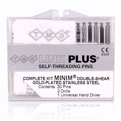 TMS Link Plus Minim Double Shear Complete Kit, Gold-Plated Stainless Steel, 0.021"/0.525 mm, 20 Pins, L-731 thumbnail 7