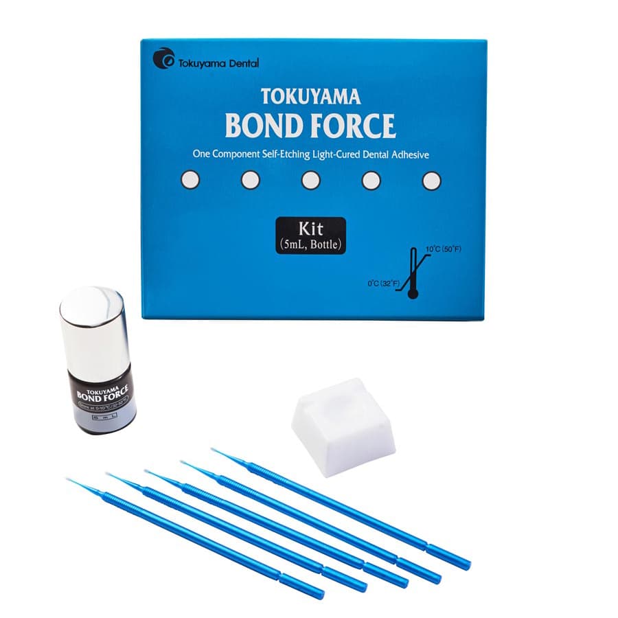 Tokuyama Bond Force Kit, 7th Generation Single Component Self-Etching Bonding Agent, 5mL Bottle with 50 Applicators and Mixing Well thumbnail 12