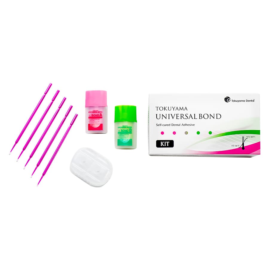 Tokuyama Universal Bond Kit, Self-Cure Adhesive System, Bond A & B, 5 mL Each, 25 Brushes & 15 Wells, 15203 thumbnail 20