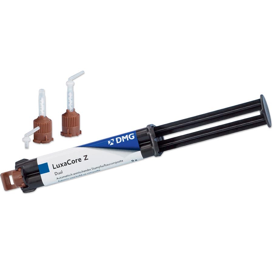 LuxaCore Z-Dual Smartmix Core Build-Up Material, Automix Syringe Kit, 9 g, Light Opaque, 2/Pk, 213336 thumbnail 17