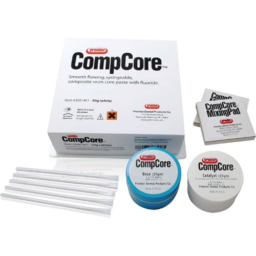 Premier CompCore Composite Core Build-Up Material, Natural Shade, Hand Mix Kit, 28 g (14 g Base + 14 g Catalyst), #3001405 thumbnail 12