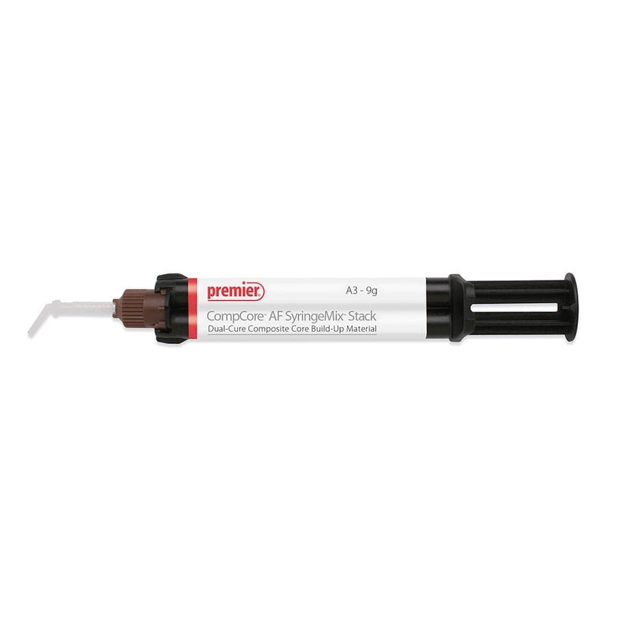 CompCore AF SyringeMix STACK Core Build-Up Material, Dual-Cure, Intro Kit, Blue, 2 x 9 g Syringes, 3001514 thumbnail 18
