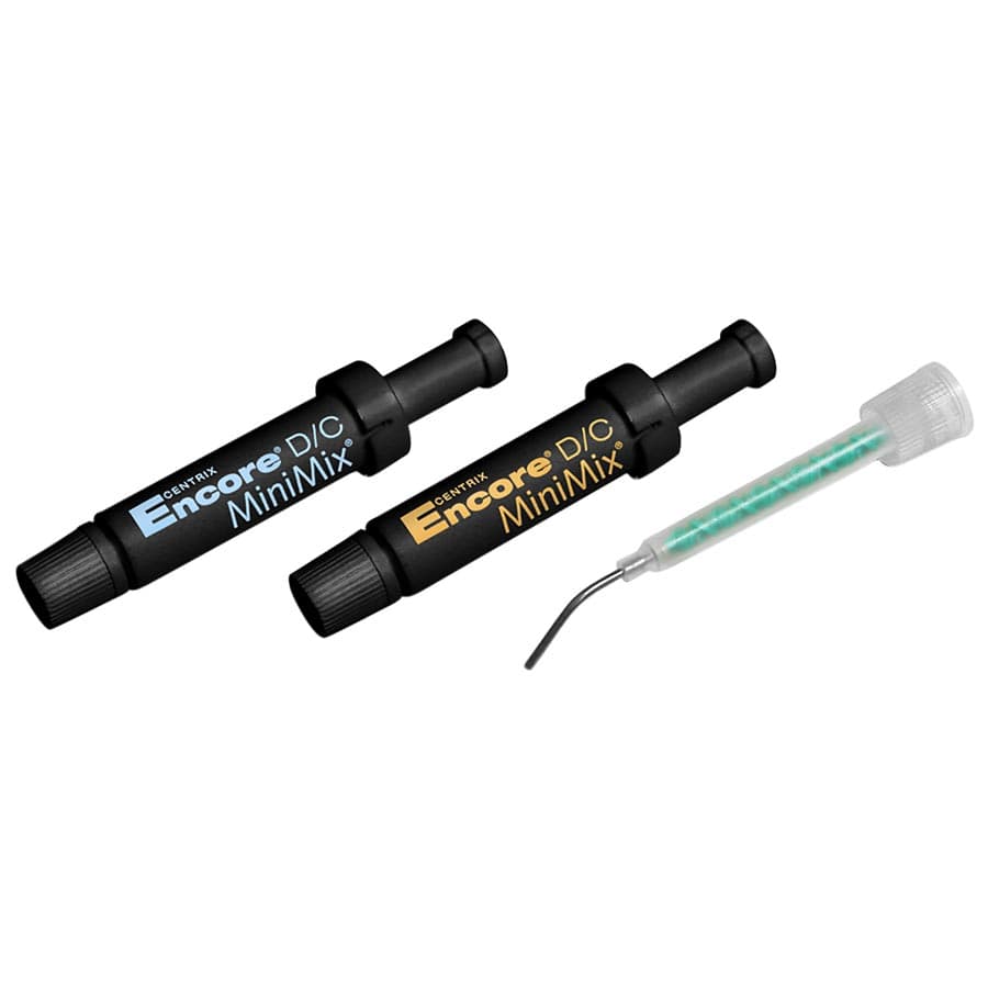 Encore D/C MiniMix Core Build-Up Material, Dual-Cure, Contrast Blue, 0.5 ml Cartridges, 12/Pk, 310130 thumbnail 7