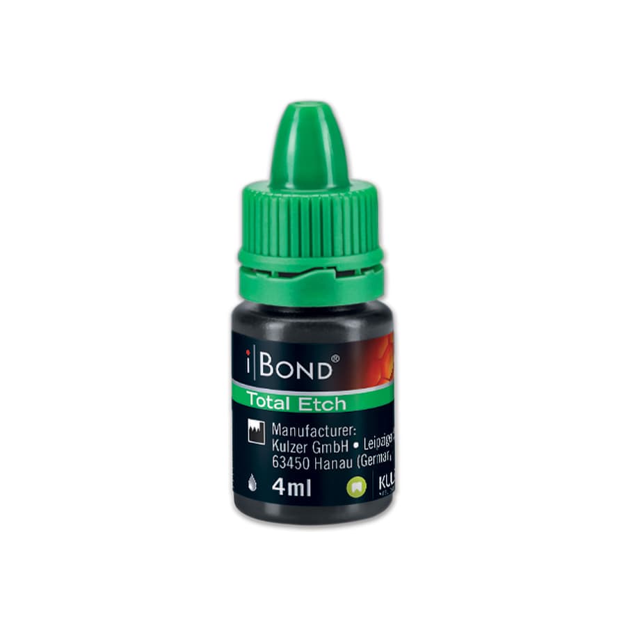 Kulzer iBOND Total Etch Bonding Agent, Light-Cure, Etch & Rinse 2-Step, Bottle Refill, 4 mL, 50 Application Tips, 66040094 thumbnail 6