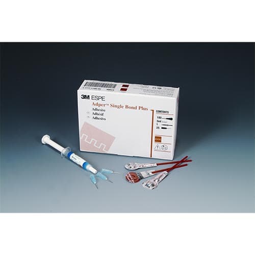 3M Adper Single Bond Plus Adhesive Intro Kit, Total-Etch Light-Cured Dental Adhesive, 1 x 6 g Vial, 2 x 3 mL Etchant Syringes, 60 Brush Tips, #51101 thumbnail 7