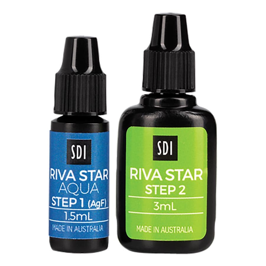 SDI Riva Star Aqua Bottle Kit, 2-Step Silver Fluoride Desensitizer, Step 1 1.5mL & Step 2 3mL, 8800532 thumbnail 5