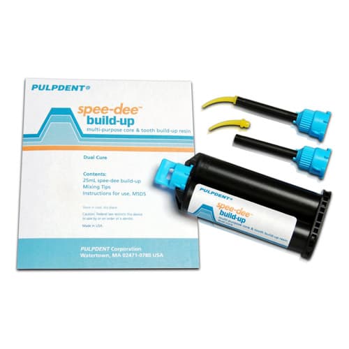 Spee-Dee Core Build-Up Material, Dual-Cure, Automix Cartridge Kit, 25 ml, 20 Mixing Tips, SBU thumbnail 13