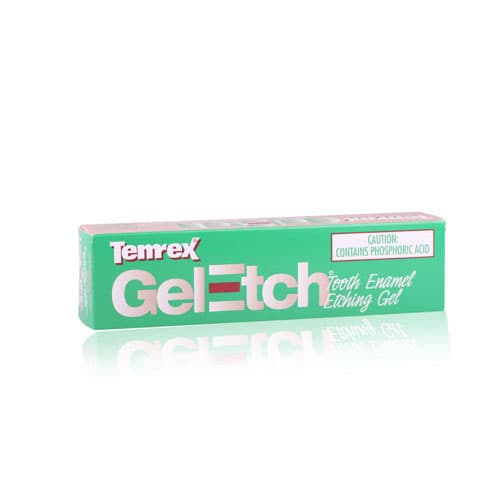 Temrex Gel-Etch 35% Phosphoric Acid Etching Gel Syringe Kit, 12 g with 25 Disposable Tips, Green, 6500 thumbnail 14