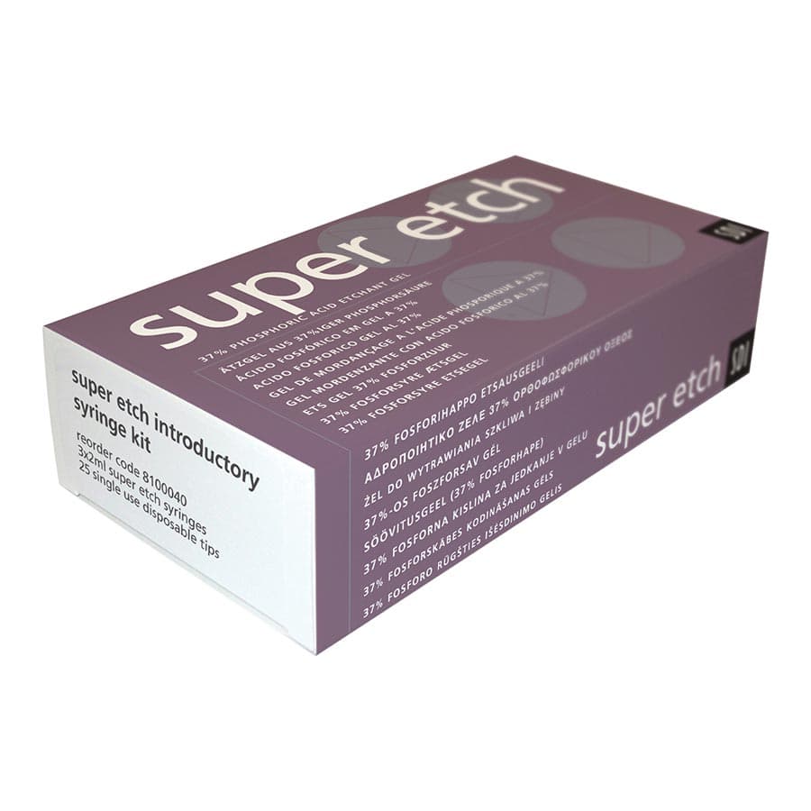 SDI Super Etch Syringe Kit, 37% Phosphoric Acid Etchant, 3 x 2mL Syringes with 25 Tips, #8100040 thumbnail 7