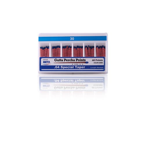 Meta Biomed Gutta Percha Points, .04 Taper, Assorted Sizes #45-#80, 60/Box, TCGA44860L-P71 thumbnail 2