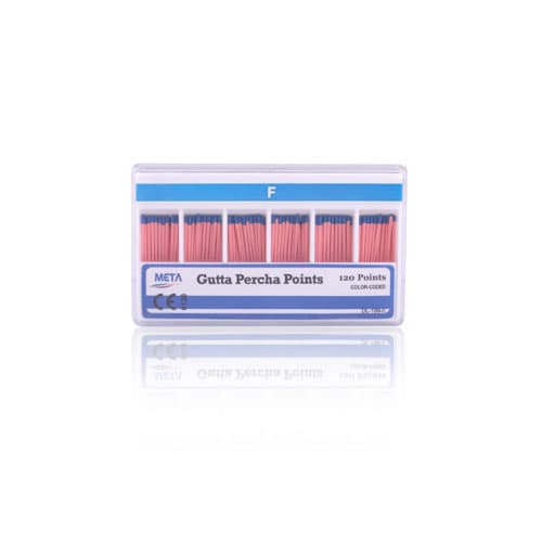 Choice Meta Spill Proof Accessory Gutta Percha Points, Fine, 120/Box - Meta - Spill Proof Accessory Gutta Percha Points - Image 1