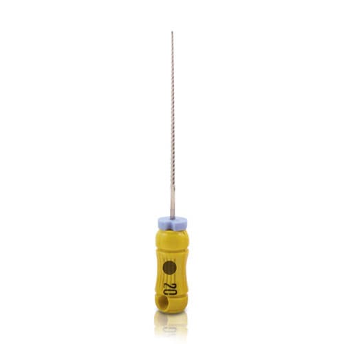 Kerr (SybronEndo) Hedstrom Files, Stainless Steel, 21 mm, Size #20, Yellow, 6/Pk, 12769 thumbnail 12