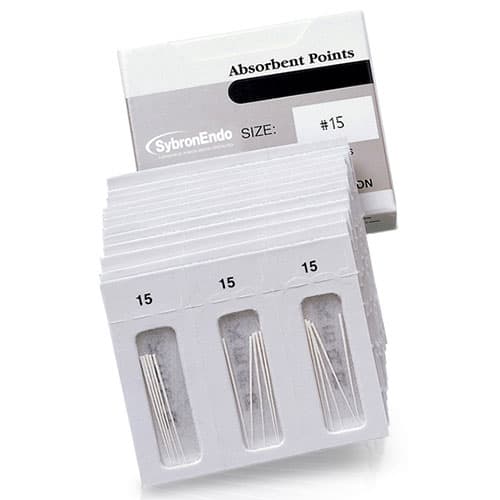 Kerr Endodontics Absorbent Paper Points, ISO #15, White, Standard 0.02 Taper, Presterilized, 200/Pk, 13971 thumbnail 5