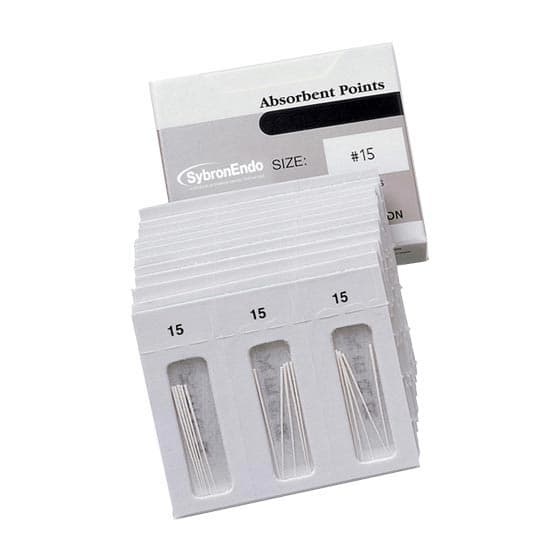 Kerr/SybronEndo Absorbent Paper Points, ISO #50, 0.02 Taper, White, Bulk Pack of 200, Ref 13978 thumbnail 3