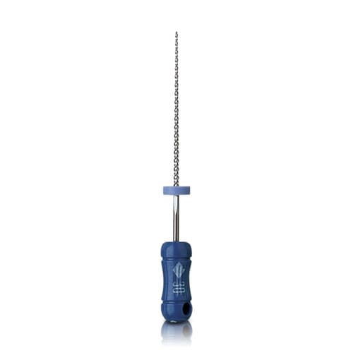 Kerr K-Flex Files, Stainless Steel, Size #30, 25mm, Blue, 6/Pack, 15142 thumbnail 15