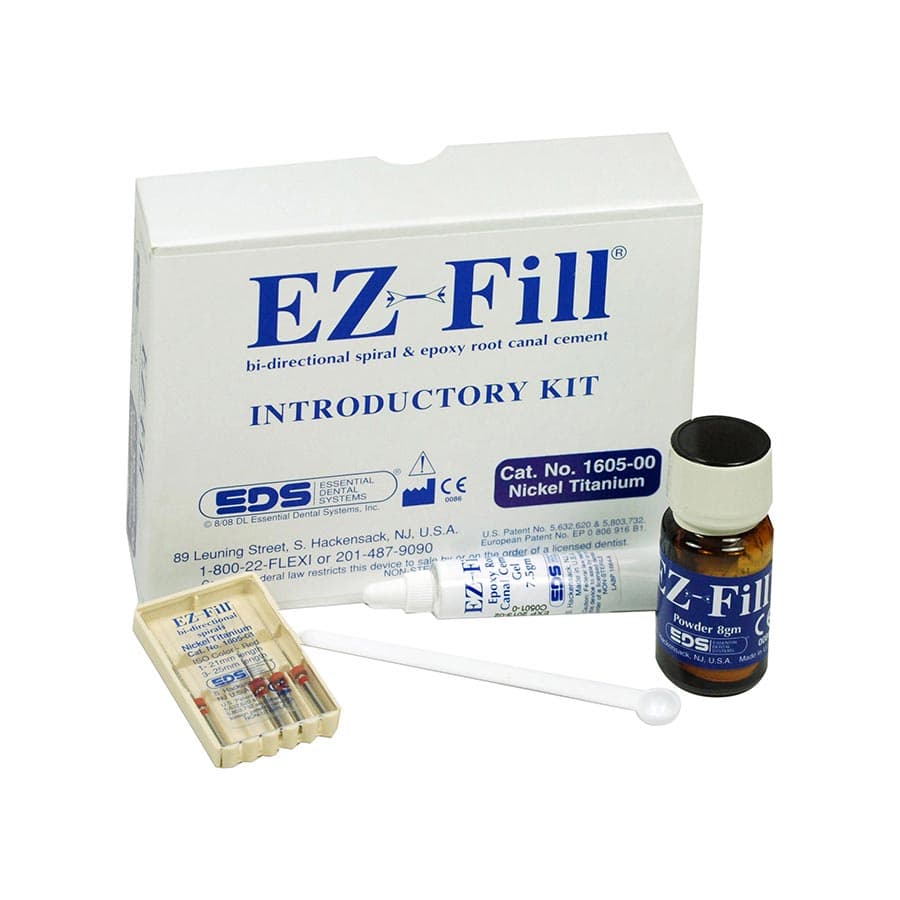 EZ-Fill Bi-Directional Nickel Titanium Spirals Introductory Kit (1-21mm/3-25mm), with Epoxy Cement Gel & Powder, Ref 1605-00 thumbnail 2