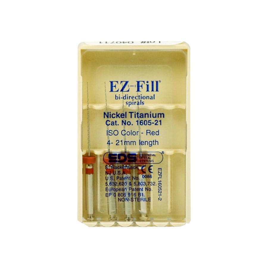 EZ-Fill Bi-Directional Nickel Titanium Spirals, 21mm, 4/Pack, Refill Kit, 1605-21 thumbnail 2