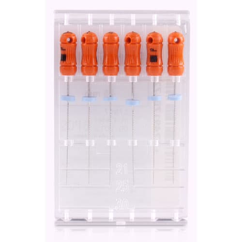 Kerr Pathfinder Stainless Steel Endodontic Hand Files, 25 mm, Minimal Taper, Approx. Size #7, 6/Pk, 17017 thumbnail 15
