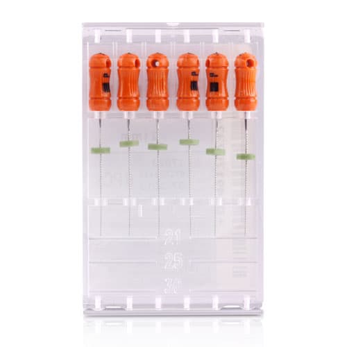 Kerr Pathfinder Stainless Steel Endodontic Hand Files, 21 mm, Approx. Size #7, Orange Handle, 6/Pk, 17023 thumbnail 16