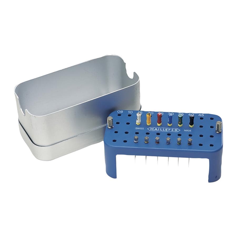 Dentsply Sirona Endo Stand, Stainless Steel with Aluminum Insert, Blue, Holds 40 Instruments, 94 mm x 82 mm x 45 mm, 1/Pk, 671681 thumbnail 12