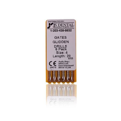Choice Gates Glidden Drills, 28mm, Size #2, 6/Pack - Dental City - Gates Glidden - Image 1