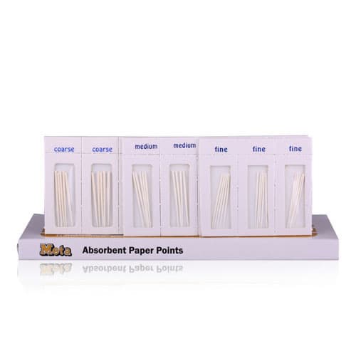 Meta Biomed Absorbent Paper Points, Sterile, Fine, .02 Taper, Cell Strip Package, 200/Box, PPCF, 251450-F thumbnail 7