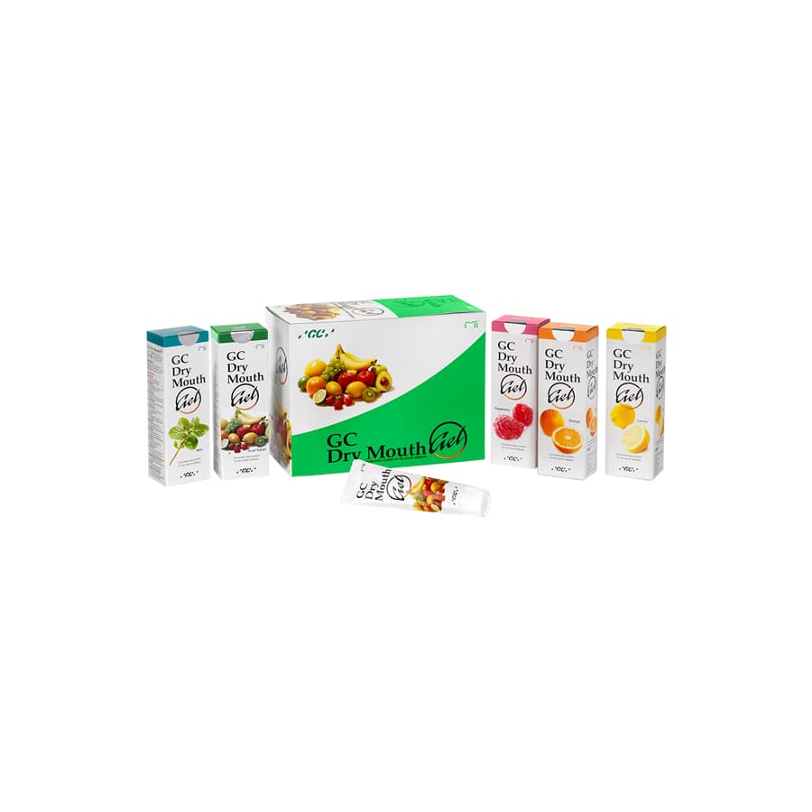GC Dry Mouth Gel, Assorted Flavors, 40 g Tubes, 10/Box, 002526 thumbnail 15